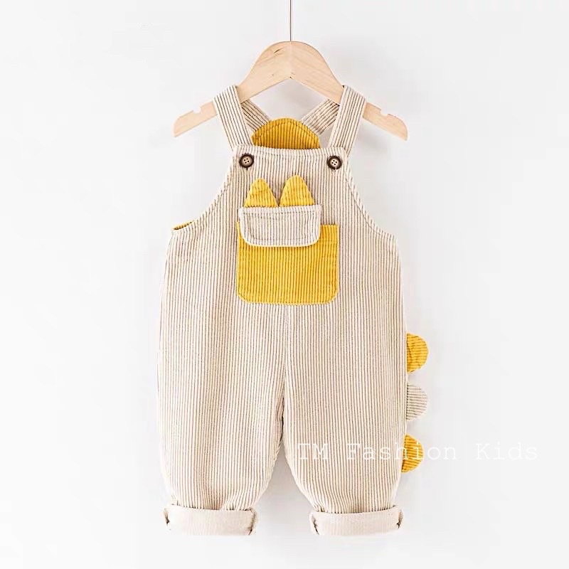 Quần yếm dài nhung tăm cho bé từ 8-16kg