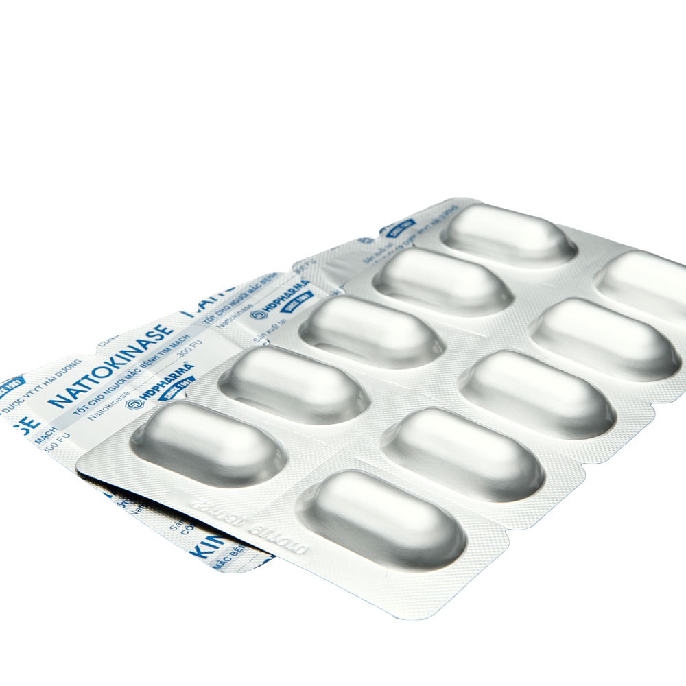 Viên uống NATTOKINASE Tốt Cho Người Mắc Bệnh Tim Mạch