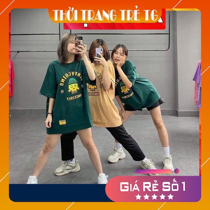 Áo thun 𝑭𝒓𝒆𝒆𝒔𝒉𝒊𝒑 Áo phông form rộng dáng Unisex L84 - Ulzzang mặc cặp, nhóm, lớp chữ COIN ĐẦU LÂU.