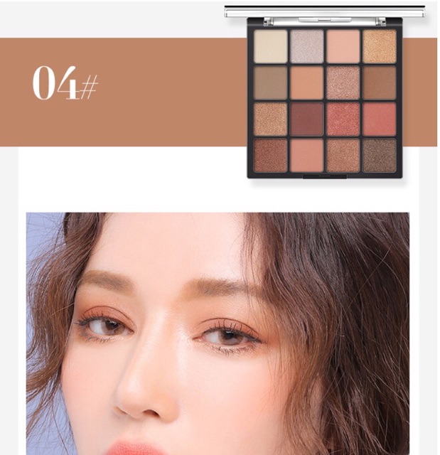 Bảng Phấn Mắt Lameila 16 ô tone màu hottrend makeup trang điểm Hàng Nội Địa Trung