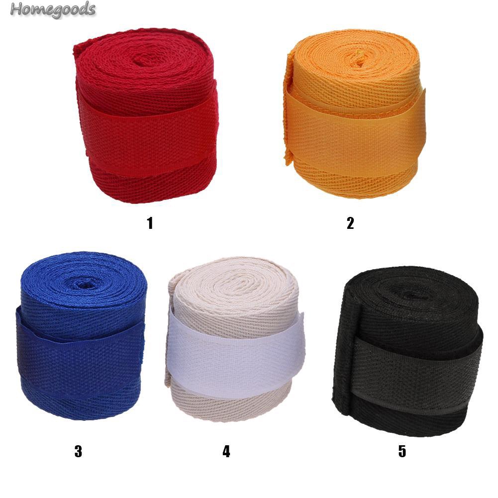 [Giá Sỉ] 2 băng cotton 2.5m quấn cổ tay dùng để chơi thể thao Kick Boxing Taekwondo MMA