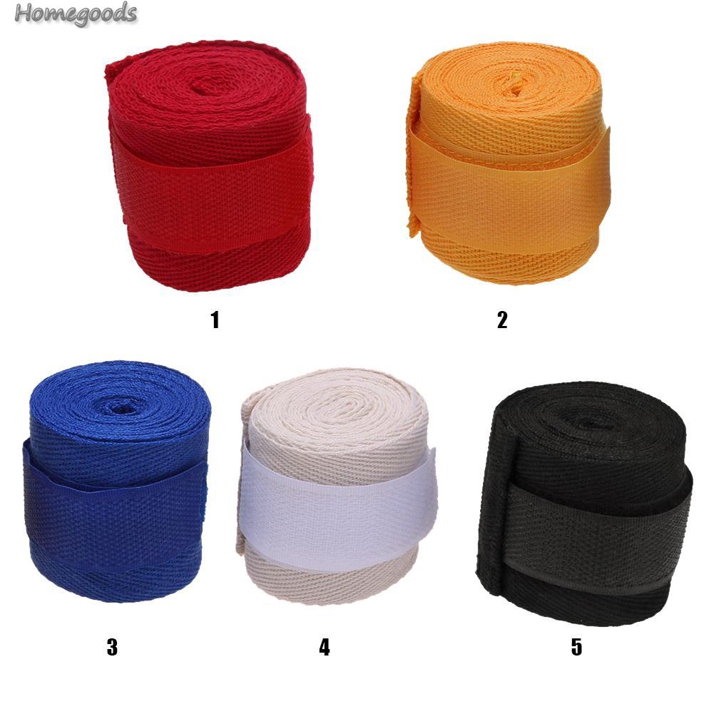 2 băng cotton 2.5m quấn cổ tay dùng để chơi thể thao Kick Boxing Taekwondo MMA