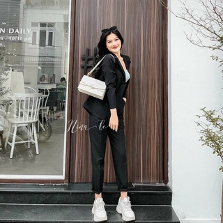 SET VEST CÔNG SỞ + QUẦN BAGGY