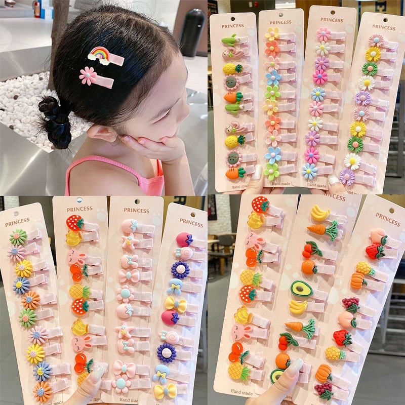 KẸP TÓC CHO BÉ GÁI -SET 10 CÁI - CỰC SANG CHẢNH MÃ PK01