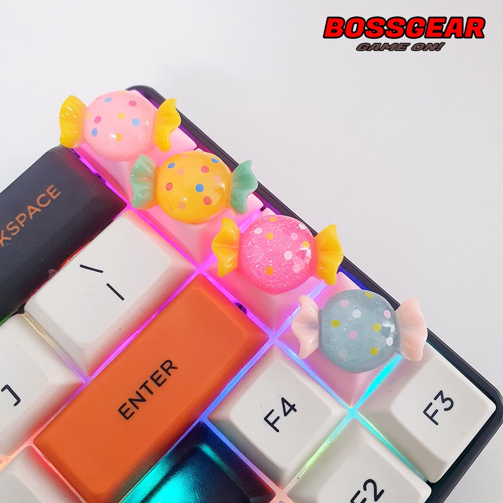 Keycap lẻ hình Kẹo ngọt siêu dễ thương độc lạ Keycap Candy Keycap Artisan