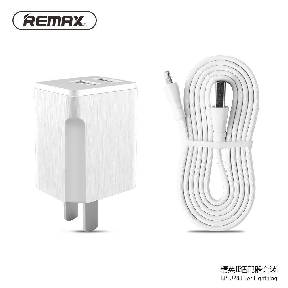 Bộ sạc USB Remax 2 cổng kèm cáp nối dữ liệu