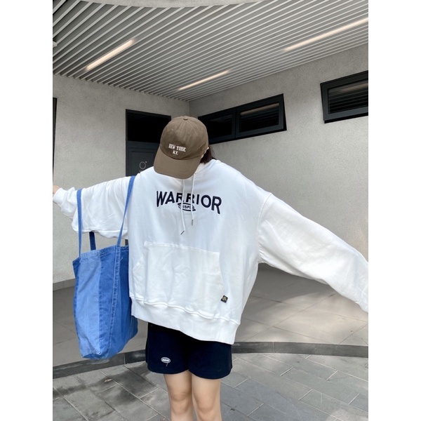 ÁO HOODIE WARRIOR TRẮNG