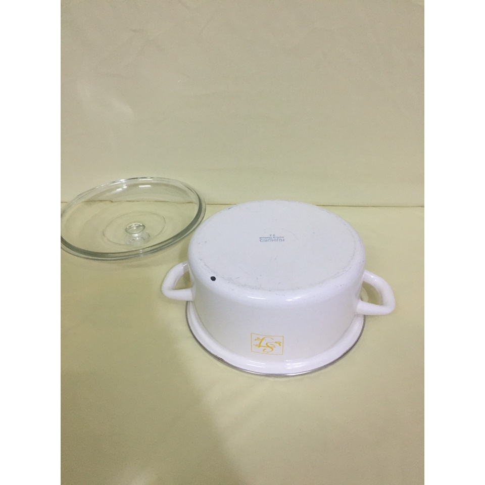 Nồi men nội địa Nhật (made in Thailan), size 21.5cm, cao 10cm (mã 707), Dùng được bếp từ