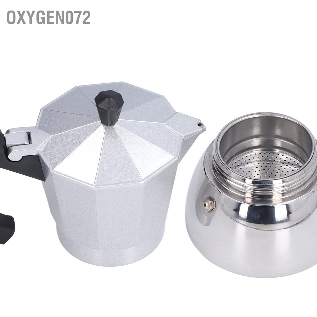 Oxygen072 Phin Pha Cà Phê Cỡ Lớn Moka Pot , Bình Pha Cafe Cao Cấp, Sang Trọng - Stovetop 6 cốc