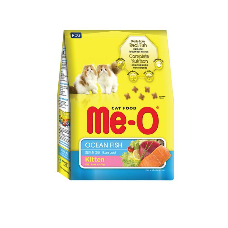 Thức ăn Me o cho mèo con hương vị Cá biển 1,1kg