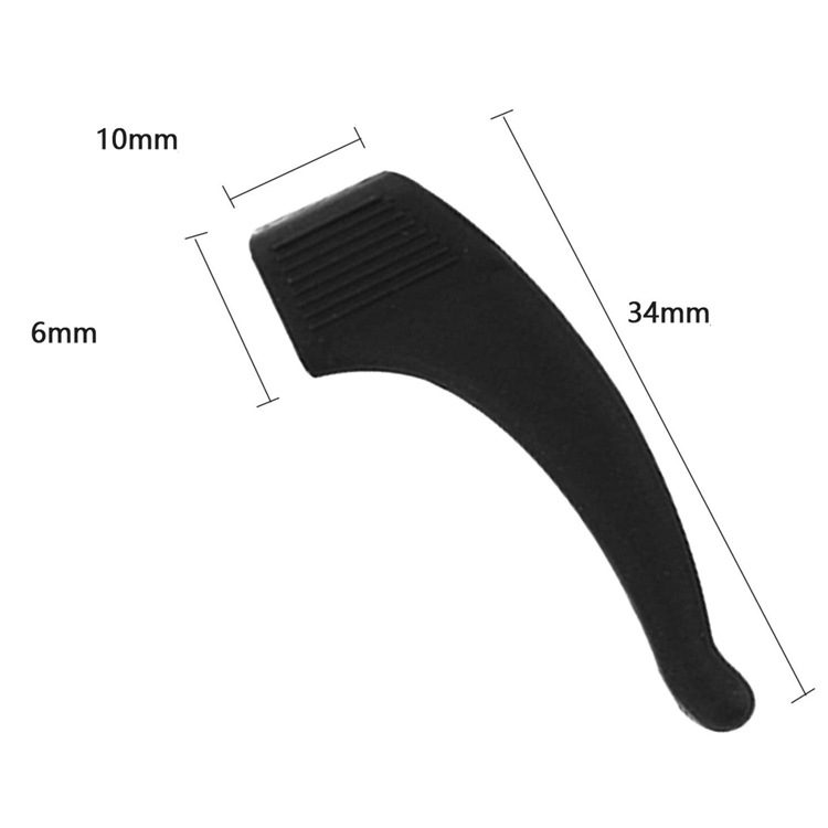 Cặp phụ kiện bọc gọng kính đeo mắt bằng Silicon chống trượt sáng tạo tiện lợi