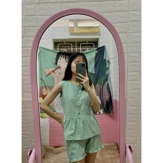 Bộ ngủ Pyjamas đũi sát nách