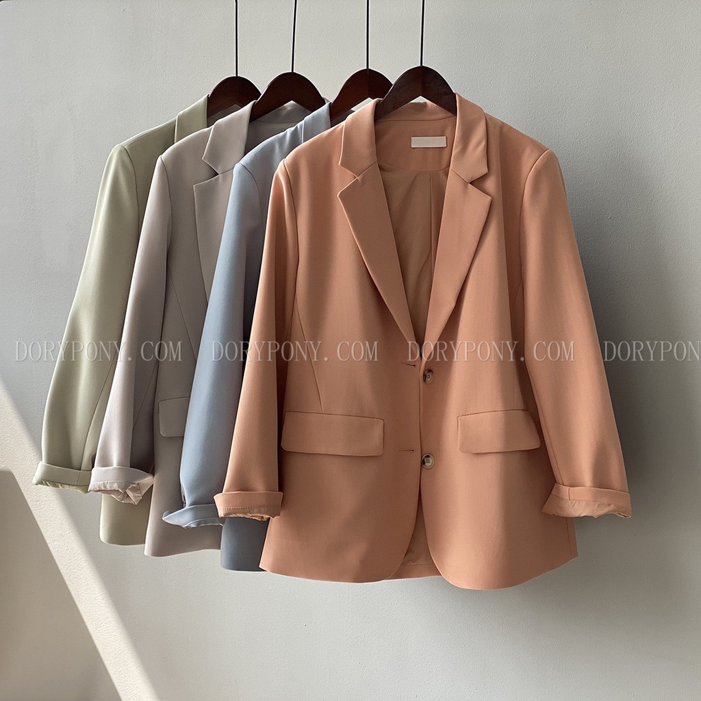 (CAO CẤP + ẢNH THẬT) Áo Khoác DORYPONY RETRO BLAZER GINA KOREAN COAT – AK139 (CAO CẤP 2 lớp)