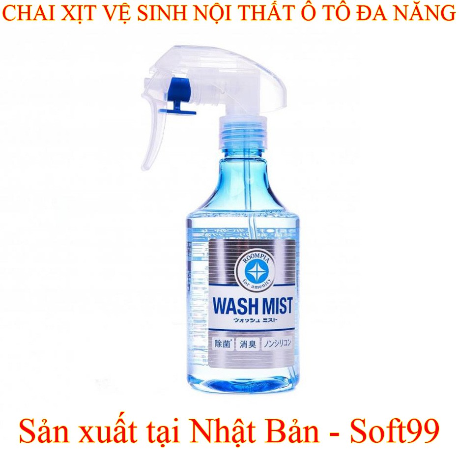 Chai Xịt Vệ Sinh Nội Thất Ô Tô Đa Năng Wash Mist L-82 | Soft99 | Made in Japan