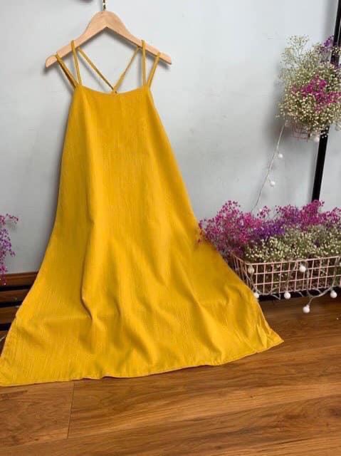 [ Mã FAMAYWA giảm 10K đơn 50K] Đầm maxi 4 dây hot trend