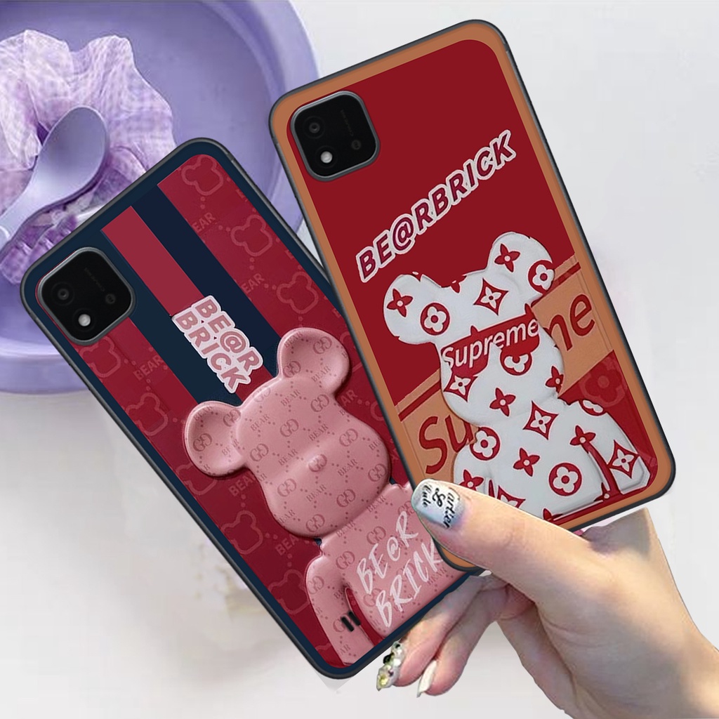 Ốp Realme C20 / C11 2021 bộ hình gấu bearick spider man cá tính phong cách siêu ngầu giá rẻ