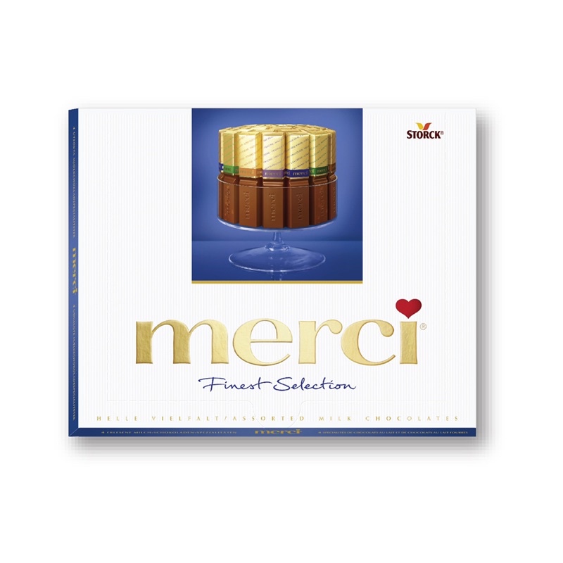 KẸO SOCOLA MERCI FINEST SELECTION 250G/ MERCI STORCK