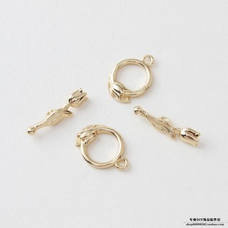 Khóa nối mạ vàng 18k mạ vàng 18k dùng làm trang sức diy