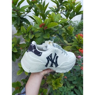 [Full Box × Bill]Giày MLB NY Gót Đen