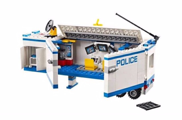 Lắp ráp xếp hình urban police 10420-Xe cảnh sát lưu động