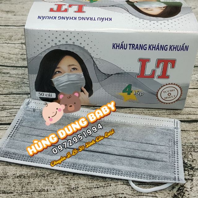  Khẩu trang kháng khuẩn LT 4 lớp  | BigBuy360 - bigbuy360.vn