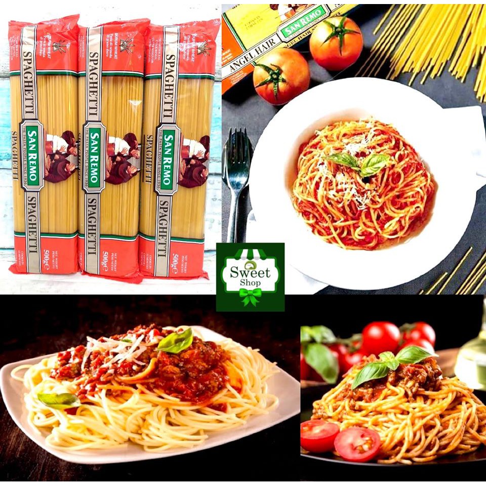 Mì ý sợi tròn spaghetti San Remo