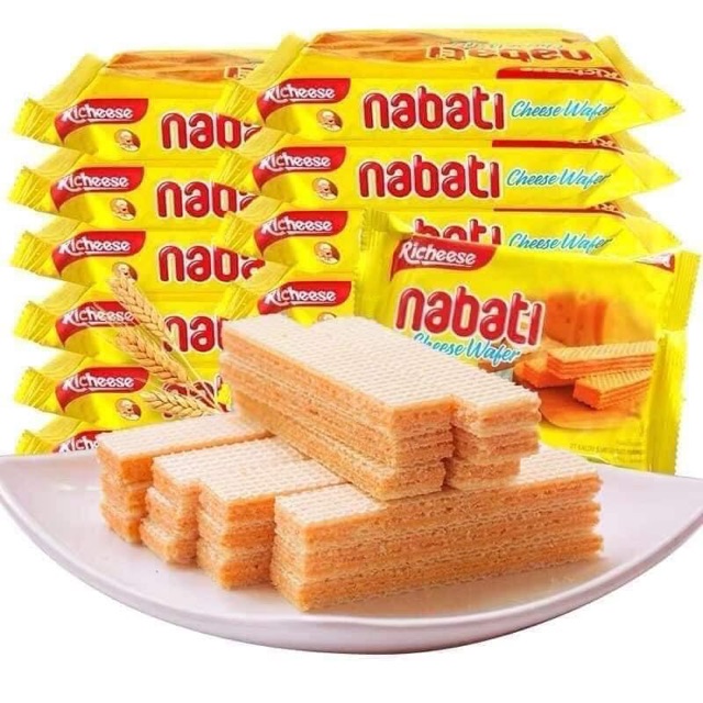 Bịch 10 gói bánh xốp Nabati siêu ngon(2vị)