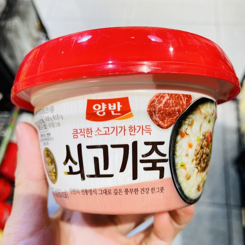Cháo ăn liền hàn quốc vị bò Dongwon 동원 양반 쇠고기죽 287.5G
