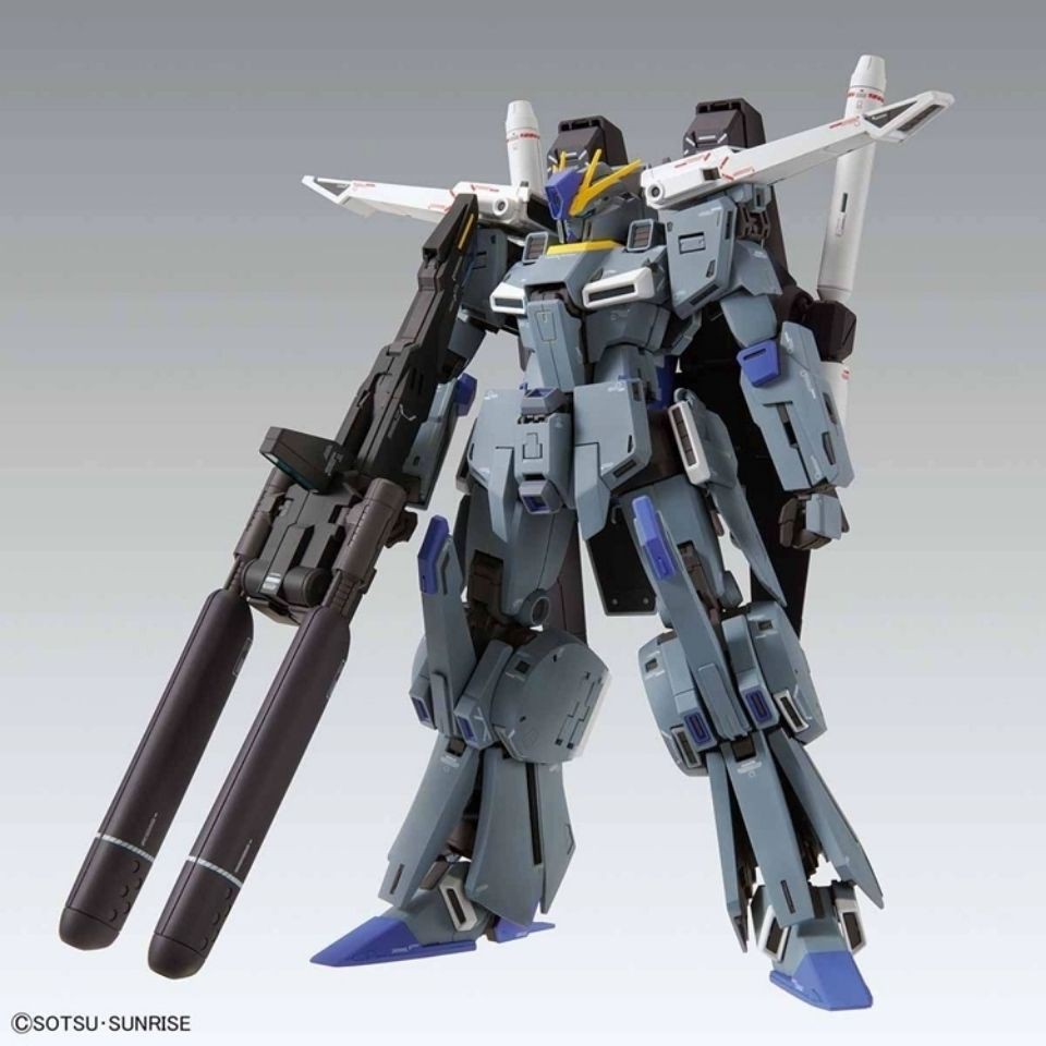 ☎┇Bandai Assembly Model MG 1/100 KA Phiên bản thẻ FAZZ Full Armor ZZ Gundam Ver.Ka 58880