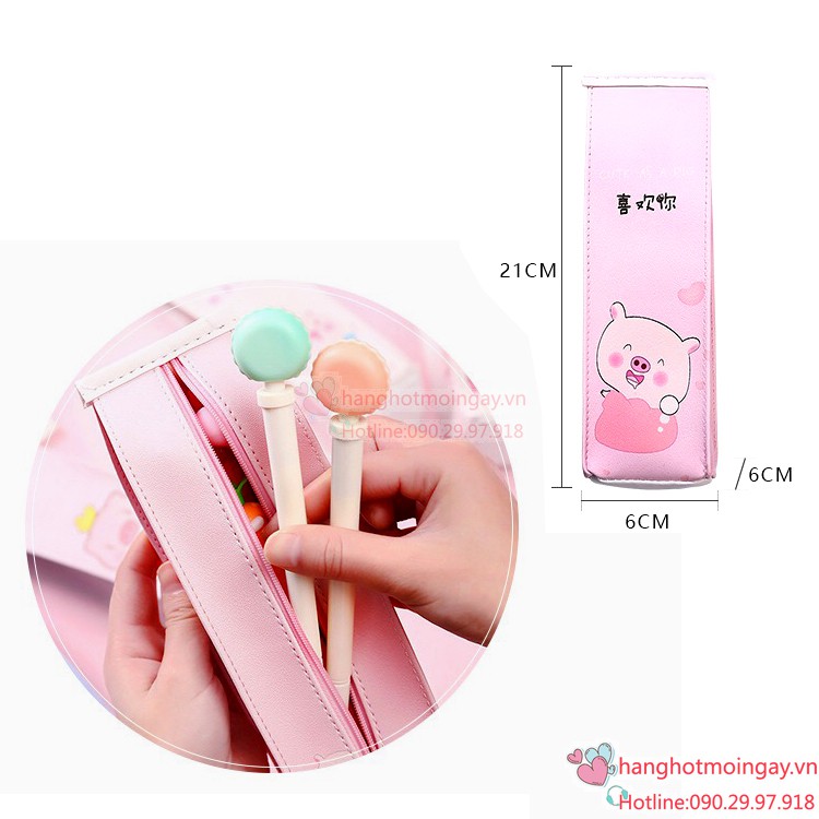 hộp bút hộp sữa đáng yêu hình heo siêu cute HB35