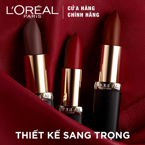 [Chính hãng]  Son mịn lì cao cấp L'Oreal Paris Color Riche Matte 3.7g (son lì)