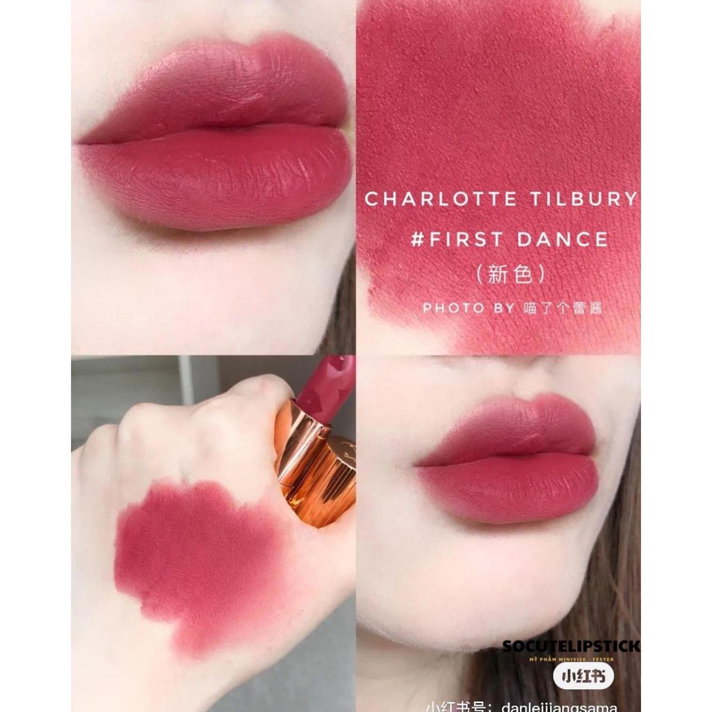 Son Charlotte Tilbury Mrs Kisses - Trà Sữa Đào & First Dance &