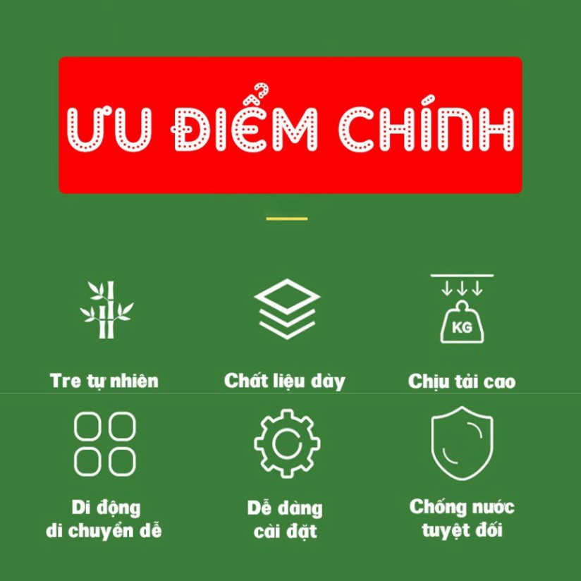 Giá móc treo quần áo gắn tường bằng gỗ tre tự nhiên cao cấp, Sơn phủ bóng chống nước, chống mối mọt cực tốt