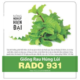 Hạt Giống Rau Húng Lủi (0.2gram)