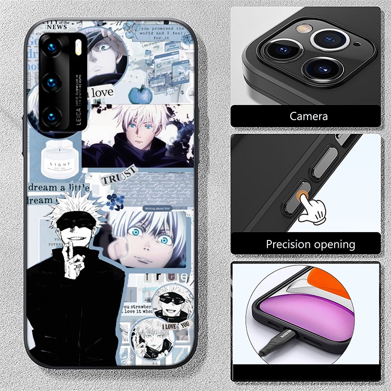 Ốp điện thoại silicon mềm hình Gojo Satoru Jujutsu Kaisen WZI58 cho Samsung Galaxy A52 M51 M31 M30S M30 M21 M20 M11 M10