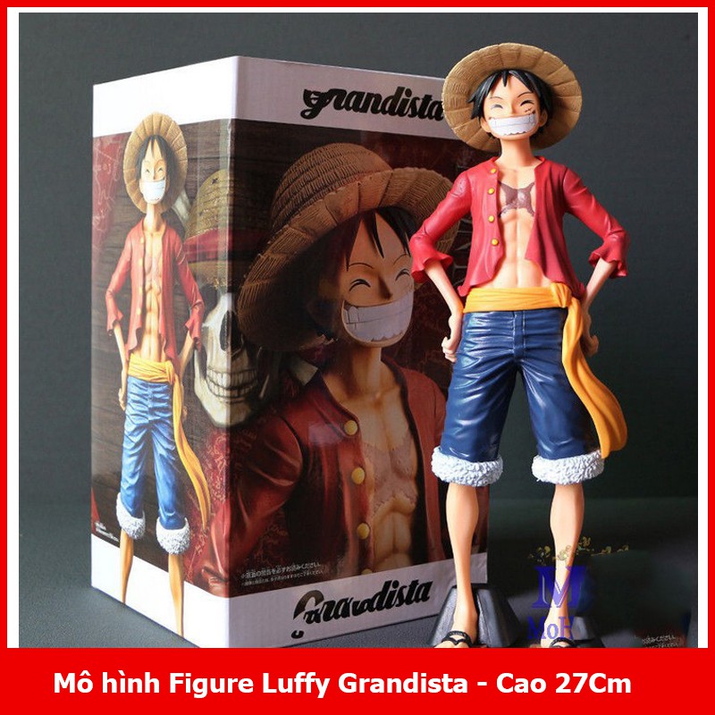 Bộ 3 Mô Hình Nhân Vật One Piece Gồm Monkey D. Luffy - Zoro - Sanji - 27Cm Với Hộp Đẹp