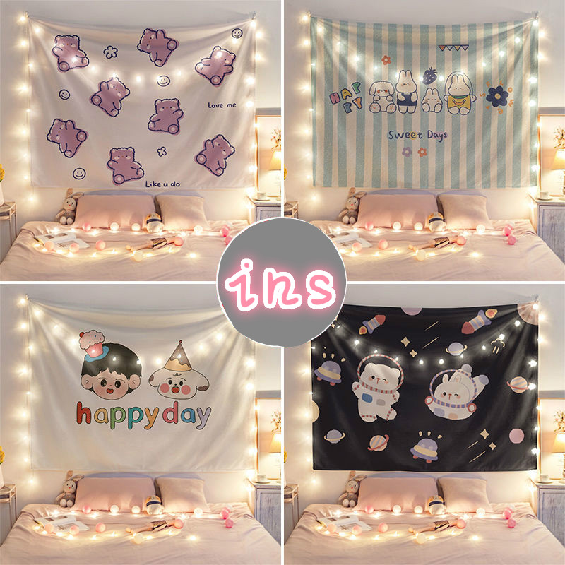 Thảm Treo Tường Tranh vải treo tường decor vintage trang trí phòng ngủ