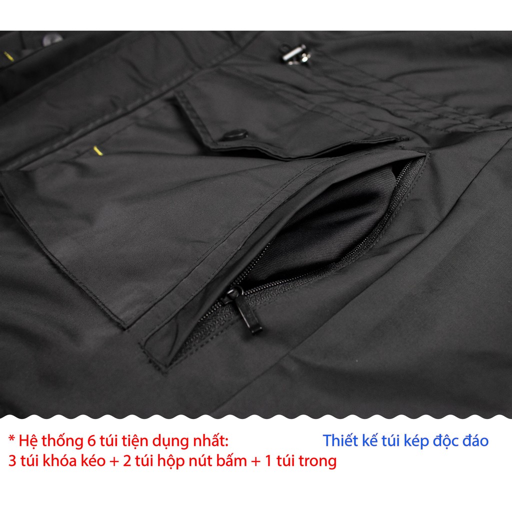 [Mã SKAMLTSM9 giảm 10% đơn 99K] Áo khoác vải dù WindMaster Jacket (Plus+) Logo thêu