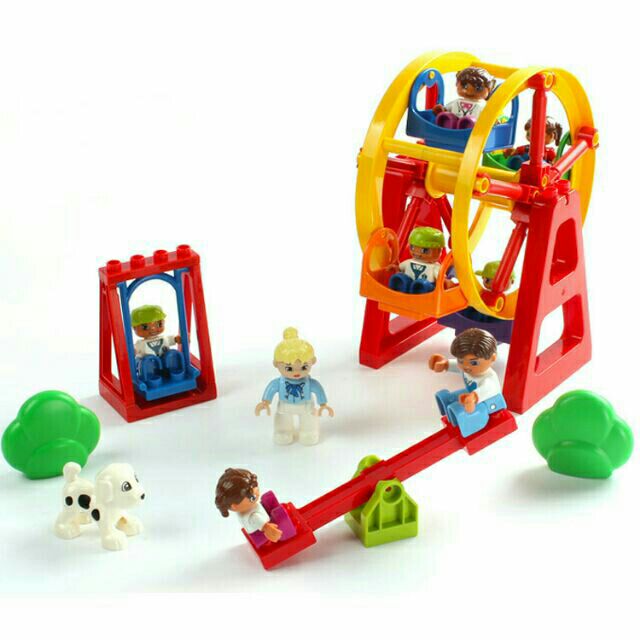 BỘ LEGO CÔNG VIÊN VUI CHƠI tương thích duplo