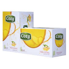 Trà gừng túi lọc Cozy hộp 20 gói