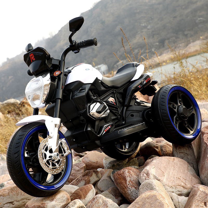 Xe máy điện 3 bánh Motorcycle 1280 đồ chơi cho bé bản thể thao 6V7A bảo hành 6 tháng