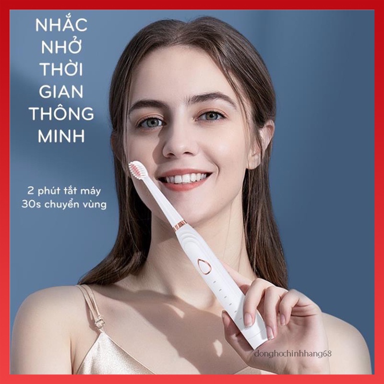 Bàn Chải Điện 6 Chế Độ, Đánh Răng Tự Động, Máy Rửa Mặt, Máy Nâng Cơ Mặt, Làm Trắng, Chăm Sóc Toàn Diện Bảo Hành 12 Tháng