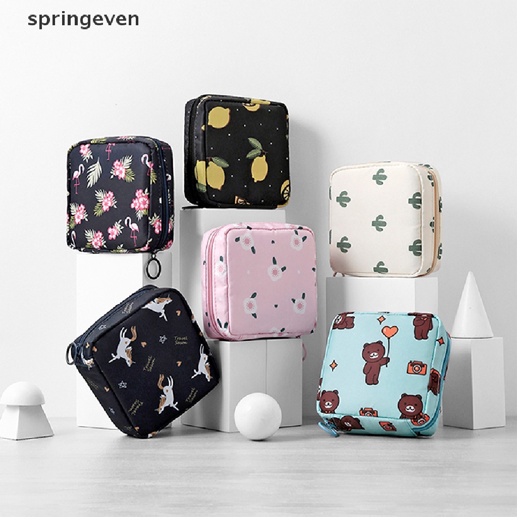 Túi Đựng Khăn Giấy Vệ Sinh Bằng Vải Cotton Nguyên Chất Dễ Thương