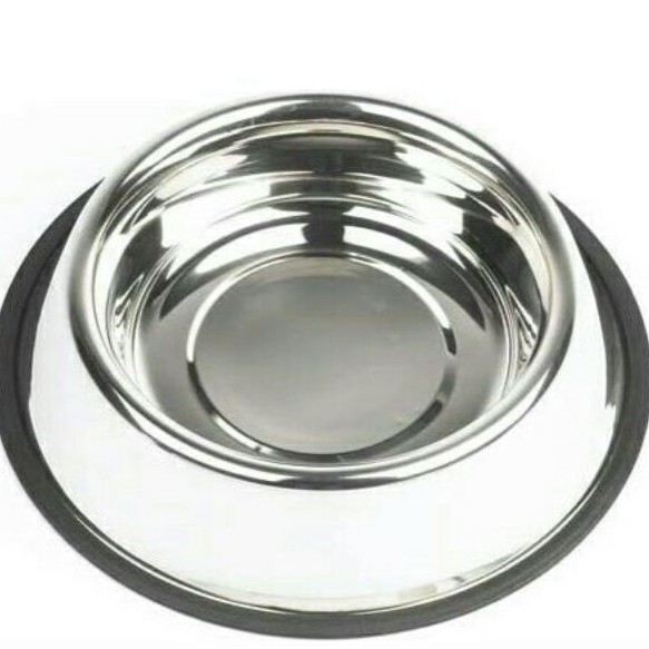 Bát ăn inox đế cao su cho chó mèo