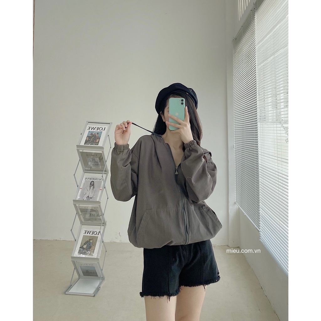 [ Miều ] Áo khoác vải Kaki Amee Jacket