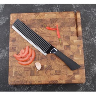 Bộ Dao Nhật Asakh 6 Món Hình Gợn Sóng Cao Cấp - Full Box, Chất Liệu Chống Dính, Chống Gỉ- Hàng Siêu Xịn Xò