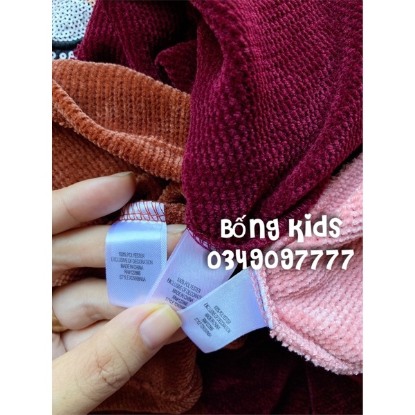 Váy Len Nhung Bé Gái Sequin LILT