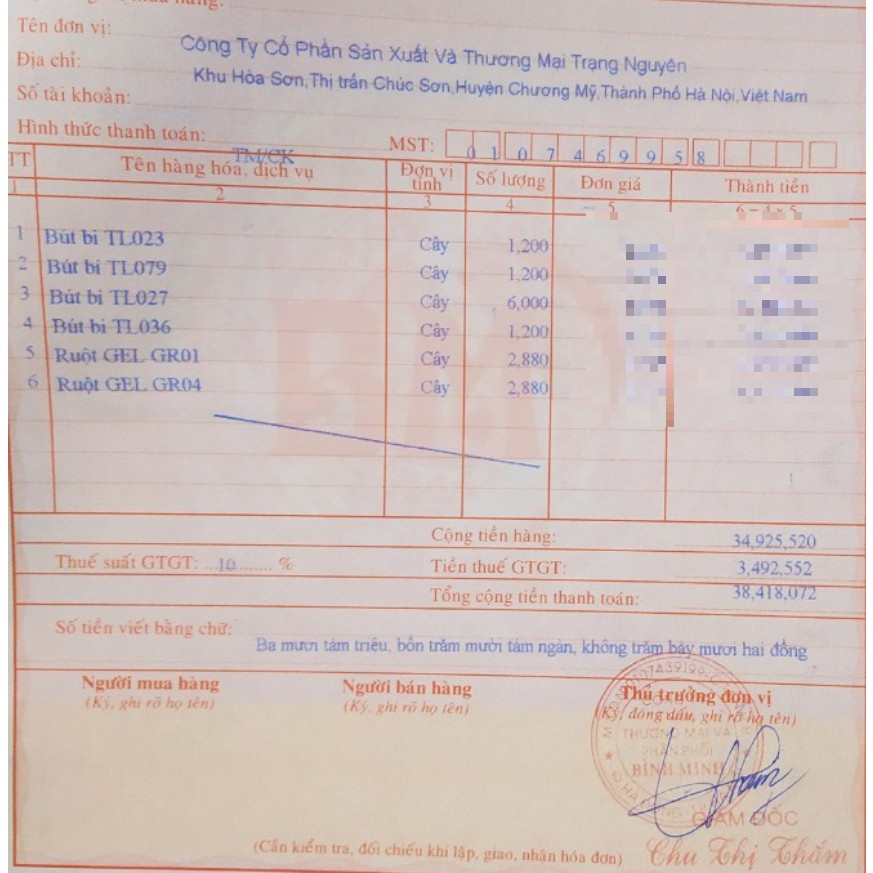 Bút cắm bàn đôi Thiên Long FOPH01, F0PH02