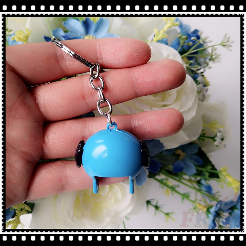 ✪ Móc Khóa Hình Nhân Vật Tony Chopper Trong One Piece ✪ 1 Chiếc Móc Khóa Hình Chiếc Nón Lưỡi Trai Màu Xanh Da Trời