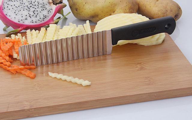 Dao Thái Rau Củ Lượn Sóng Hình Răng Cưa Dao Cắt Lát Dạng Sóng Tiện Lợi